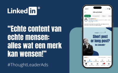 Thought Leader Ads: als mensen je merk versterken